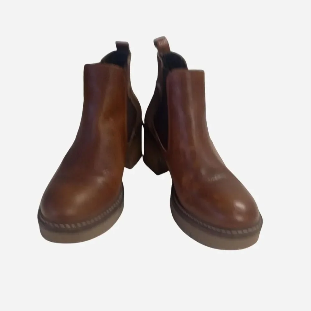 Bullboxer Jessy 2 Leather Chelsea Boots Women's Size 8